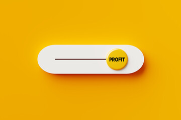 Increasing profits. High level of profit. Financial improvement and improving profit margins.