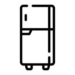 fridge line icon