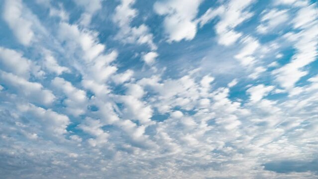 Blue sky and clouds time lapse. Nature timelapse. Stock video 4k