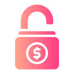 unsecured loan gradient icon