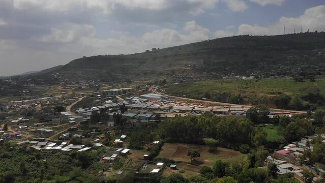 Aerial view of harar modern town Harari Region Harar Ethiopia