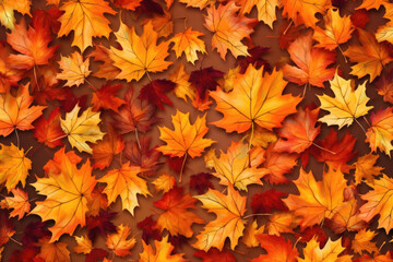 Naklejka na ściany i meble Autumn background generative AI