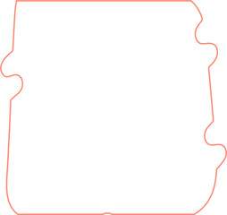 Rectangle Aesthetic Outline Design Element Vector