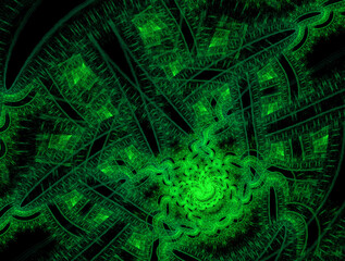 Imaginatory fractal abstract background Image