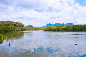 Fototapeta premium Scene of Phang nga bay in Thailand.