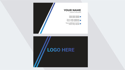  Modern Business card design template, Clean professional business card template, visiting card, business card template.