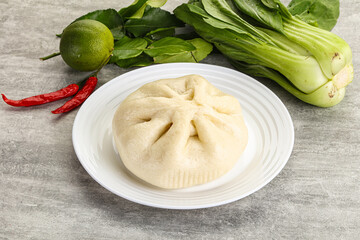 Chinese steamed bun Dim sum