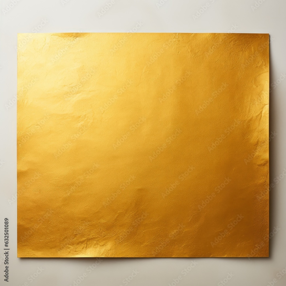 Poster shiny gold background made of rough textured gold paper. created with generative ai technology