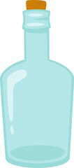 Glass Bottle With Cork