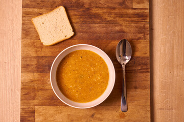 Mixed vegan vegetable soup