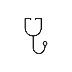 Stethoscope icon vector illustration symbol