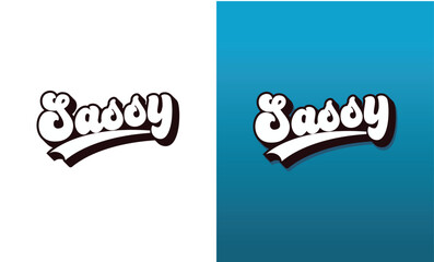 motivational Typography | Sassy Typography | Retro | Vintage | 3D| Groovy| Wavy | tee | retro groovy| Unique | Creative tshirt design