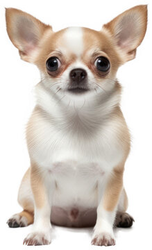 Chihuahua with transparent background. Generative AI 2