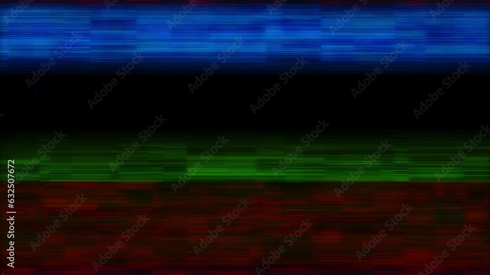 Poster motion glitch pattern interlaced distorted textured futuristic digital pixel noise error video damag