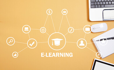 E-Learning. Internet. Technology. Business