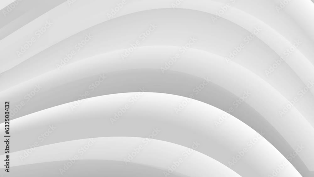 Poster curve geometric modern design white and gray gradient round background