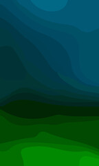 Obraz premium Aesthetic green abstract background with copy space area. Suitable for poster and banner