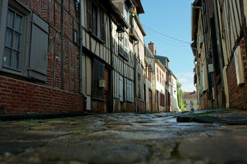 alte Häuser in Beauvais, Frankreich