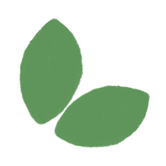 Cute leaf cartoon