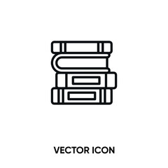 Book vector icon. Modern, simple flat vector illustration for website or mobile app. Library symbol, logo illustration. Pixel perfect vector graphics	