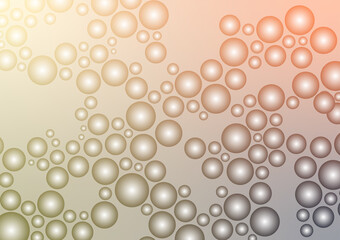 Abstract gradient circle bubble soft light random presentation background