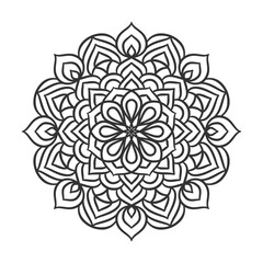 Ethnic Mandala Round Ornament Pattern