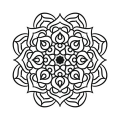 Ethnic Mandala Round Ornament Pattern