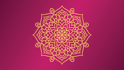 Mandala round ornament background template