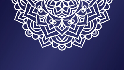 Mandala round ornament background template