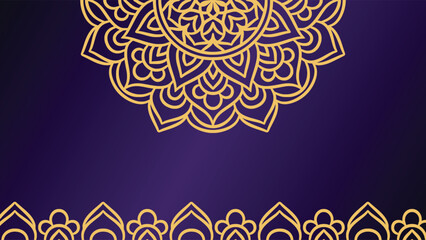 Mandala round ornament background template