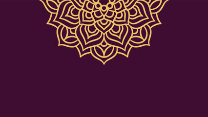 Mandala round ornament background template