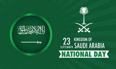 Kingdom of Saudi Arabia National day card