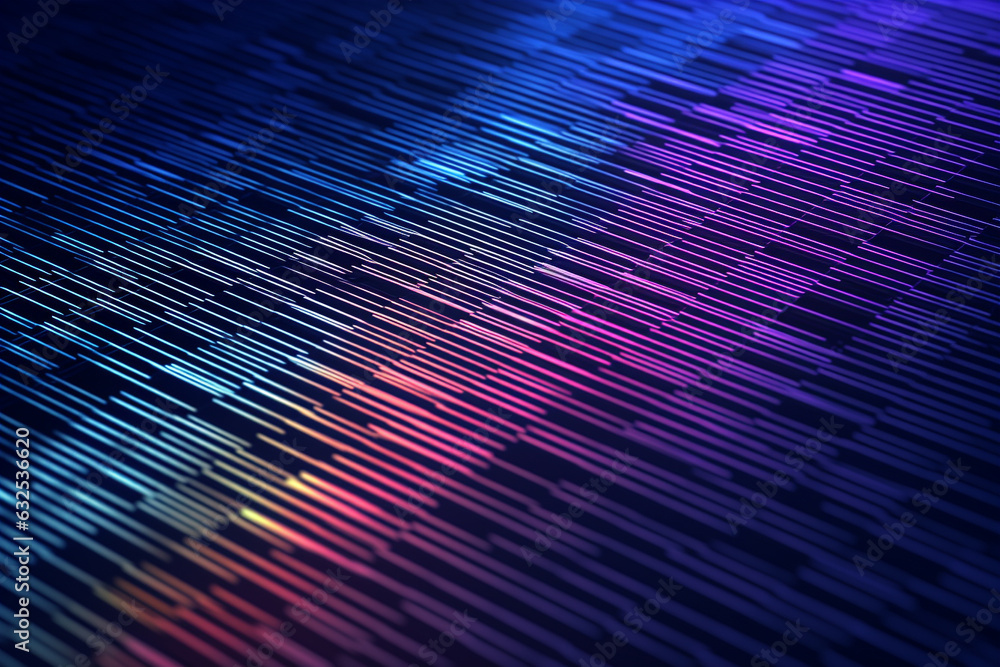Poster colorful abstract background with lines, a grid of lines, generative ai