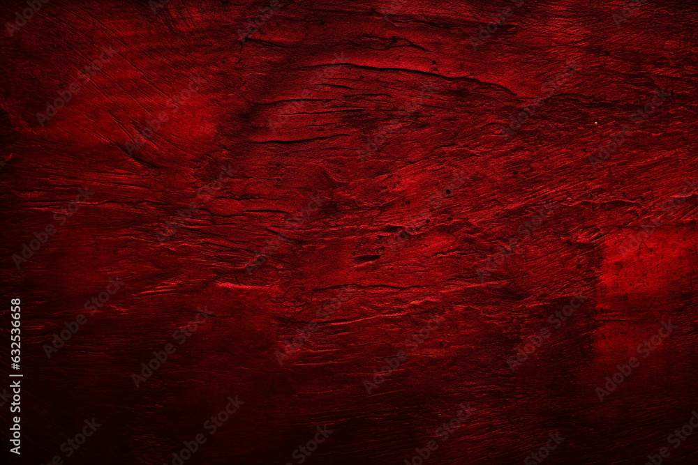 Poster a dark red background with a textured surface, red texture background, generative ai