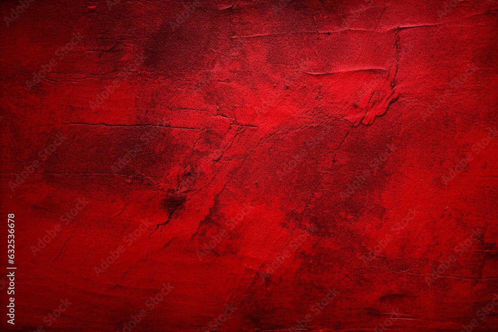 Poster a dark red background with a textured surface, red texture background, generative ai