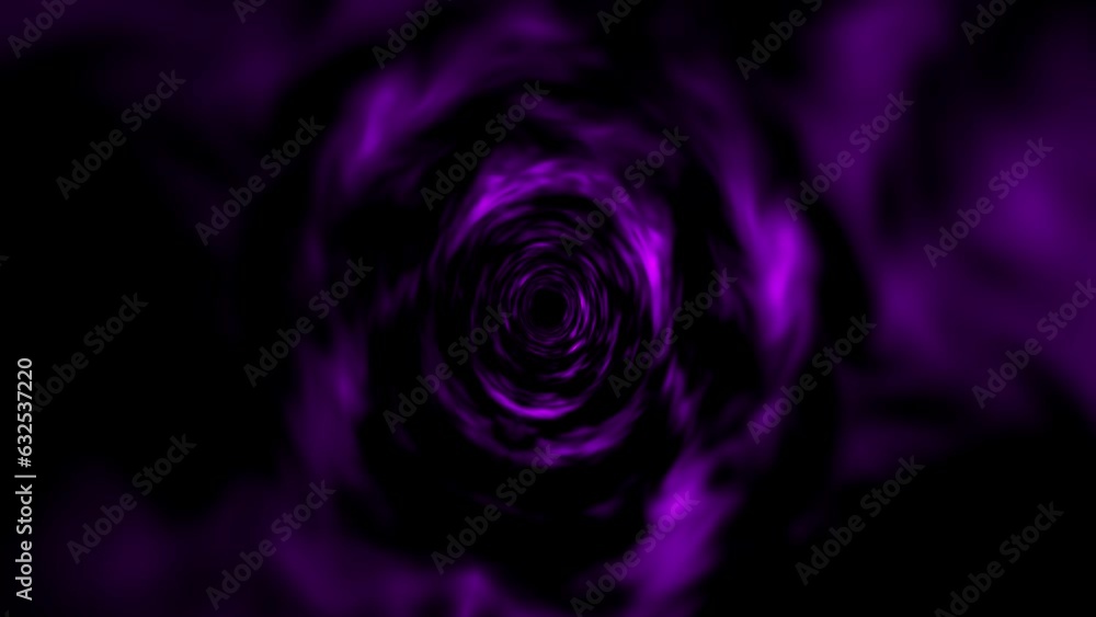 Poster abstract background animation of flight in sci-fi tunnel with fantastic lights flicker. sci-fi cyber