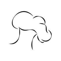 Chef hat symbol vector design