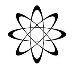  a  Atom in Black   Illustrator draw