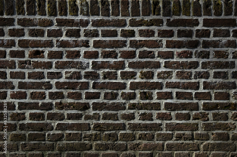 Wall mural brick texture and stone background