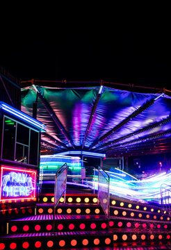 The 'Waltzer' Faiground Ride At The Woodstock Annual Travelling Street Fair