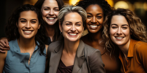 Obraz premium Empowering Women: Celebrating International Women's Day in the Workplace