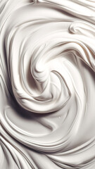 White lotion skincare cream texture cosmetic product background, generative AI.