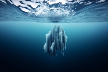 iceberg underwater, Generative AI