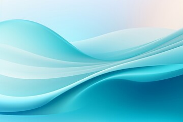 Abstract Background in Turquoise Blue Gradient. Generative AI