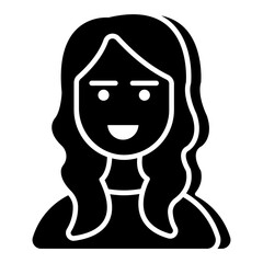 Trendy vector design of stylish girl