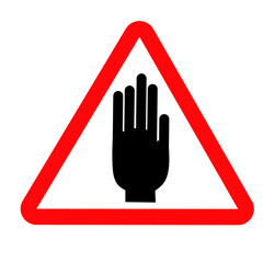 Hazard Sign Safety Icon