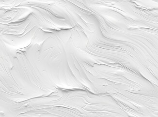 Obraz premium White paint texture with a pattern of grass and leaves. Background for wallpaper and cards. Wedding look. SEAMLESS PATTERN. Created with Generative AI technology.