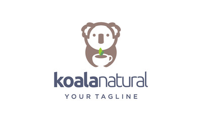 koala mug natural logo inspiration