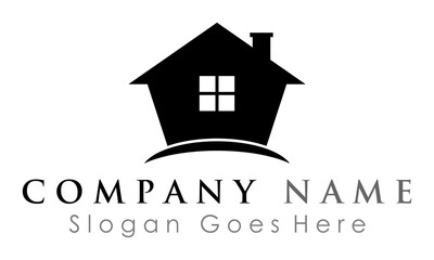 house home icon vector logo design