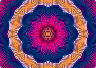 Abstract luxury glowing lines curved overlapping on dark blue background. Template premium award design. Vector illustration